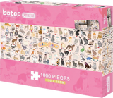 100 Cats | Fusion | Botop | 1000 Pieces | Jigsaw Puzzle