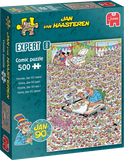 Hooray, Jan 90 Years! | Expert 8 | Jan van Haasteren | Jumbo | 500 Pieces | Jigsaw Puzzle