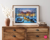 Amsterdam At Night | CherryPazzi | 1000 Pieces | Jigsaw Puzzle