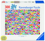 387 Dogs & One Cat | Ravensburger | 300 Extra Large Pieces | Jigsaw Puzzle - Puzzles +
