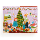 Meowy Christmas - 12 Days of Puzzles | Joanna Letz | Galison | 288 Pieces (12 x 42) | Jigsaw Puzzle