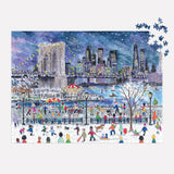 Snowfall Over New York City - Michael Storrings | Galison | 1000 Pieces | Jigsaw Puzzle