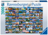 99 Places In Europe | Ravensburger | 2000 Pieces | Jigsaw Puzzle - Puzzles +