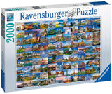 99 Places In Europe | Ravensburger | 2000 Pieces | Jigsaw Puzzle - Puzzles +
