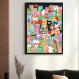Cats | Botop Blackcard | 1000 Pieces | Jigsaw Puzzle