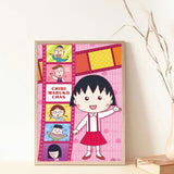 Reel - Chibi Maruko-chan | Botop Blackcard | 300 Pieces | Jigsaw Puzzle