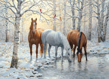 Winter Trio - Persis Clayton Weirs | Cobble Hill | 1000 Pieces | Jigsaw Puzzle