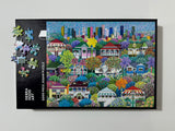 Confetti Avenues | Debra Hood Art | 1000 Pieces | Jigsaw Puzzle