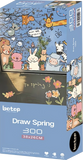 Draw Spring | Botop Blackcard | 300 Pieces | Jigsaw Puzzle