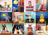 Funny Bunnies - Lucia Heffernan | Eurographics | 1000 Pieces | Jigsaw Puzzle