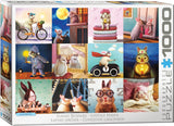 Funny Bunnies - Lucia Heffernan | Eurographics | 1000 Pieces | Jigsaw Puzzle