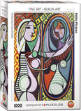 Girl Before A Mirror - Pablo Picasso | Fine Art Collection | Eurographics | 1000 Pieces | Jigsaw Puzzle