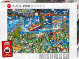 Movie History - Mishmash | Alex Bennett | Heye | 2000 Pieces | Jigsaw Puzzle