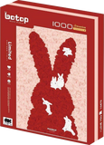 I Love You - Bunny | Botop Blackcard | 1000 Pieces | Jigsaw Puzzle