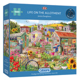 Life On The Allotment - Janice Daughters | Gibsons | 1000 Pieces | Jigsaw Puzzle