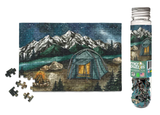 Camping In The Pacific Northwest | Kendra VanDruff | Micro Puzzles | 150 Pieces | Micro Jigsaw Puzzle
