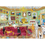 Night at the Meowseum - Kate Mawdsley | Gibsons | 1000 Pieces | Jigsaw Puzzle