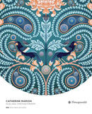 Huia And Chrysanthemum - Catherine Marion | Pomegranate | 500 Pieces | Circular Jigsaw Puzzle