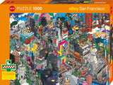 San Francisco Quest - Pixorama | eBoy | Heye | 1000 Pieces | Jigsaw Puzzle