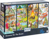 Seasons on the Green | House Of Puzzles | 4 X 500 Pieces | Jigsaw Puzzle