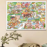 Small Streets | Botop Fusion | 1000 Pieces | Jigsaw Puzzle