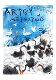 Swans | Blackcard | Botop Blackcard | 300 Pieces | Jigsaw Puzzle