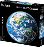 The Earth | Botop Blackcard | 1000 Pieces | Circular Jigsaw Puzzle