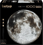 The Moon | Botop Blackcard | 1000 Pieces | Circular Jigsaw Puzzle