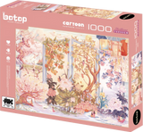 Twelve Flowers | Botop Blackcard | 1000 Pieces | Jigsaw Puzzle