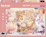 Twelve Flowers | Botop Blackcard | 1000 Pieces | Jigsaw Puzzle