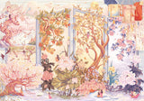 Twelve Flowers | Botop Blackcard | 1000 Pieces | Jigsaw Puzzle