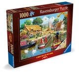 A Busy Day on the Canal | Ravensburger | 1000 Pieces | Jigsaw Puzzle - Puzzles +