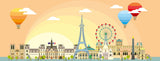 A Day In Paris | Ravensburger | 1000 Pieces | Panorama Jigsaw Puzzle - Puzzles +