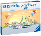 A Day In Paris | Ravensburger | 1000 Pieces | Panorama Jigsaw Puzzle - Puzzles +