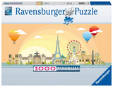 A Day In Paris | Ravensburger | 1000 Pieces | Panorama Jigsaw Puzzle - Puzzles +