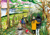 A Dog's Life - Elizabeth Blustin | Gibsons | 4 X 500 Pieces | Jigsaw Puzzle - Puzzles +