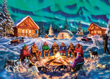 A Night Of Northern Lights - Marcello Corti | Gibsons | 1000 Pieces | Jigsaw Puzzle - Puzzles +