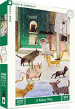 A Rainy Day - Adelina Lirius | New York Puzzle Company | 500 Pieces | Jigsaw Puzzle - Puzzles +
