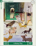 A Rainy Day - Adelina Lirius | New York Puzzle Company | 500 Pieces | Jigsaw Puzzle - Puzzles +