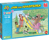 A Slippery Slide | Junior No.16 | Jan van Haasteren | Jumbo | 150 Pieces | Jigsaw Puzzle - Puzzles +