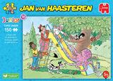 A Slippery Slide | Junior No.16 | Jan van Haasteren | Jumbo | 150 Pieces | Jigsaw Puzzle - Puzzles +