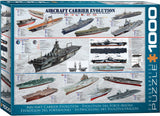 Aircraft Carrier Evolution | Eurographics | 1000 Pieces | Jigsaw Puzzle - Puzzles +