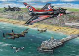 Airshow Over Eastbourne - Matthew Emeny | Gibsons | 1000 Pieces | Jigsaw Puzzle - Puzzles +