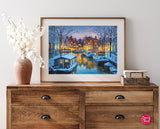 Amsterdam At Night | CherryPazzi | 1000 Pieces | Jigsaw Puzzle - Puzzles +