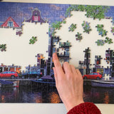 Amsterdam - Neil Dankoff | Gibsons | 636 Pieces | Panorama Jigsaw Puzzle - Puzzles +