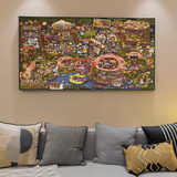 Amusement Park | Botop Fusion | 2000 Pieces | Jigsaw Puzzle - Puzzles +