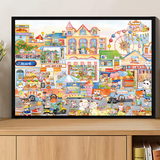 Animal Street | Botop Fusion | 500 Pieces | Jigsaw Puzzle - Puzzles +