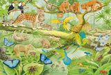 Animals In The Jungle | Schmidt | 100 Pieces | Jigsaw Puzzle - Puzzles +