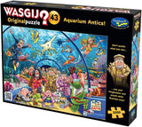 Aquarium Antics! - Original No.43 | Wasgij? | Holdson | 1000 Pieces | Jigsaw Puzzle - Puzzles +