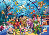 Aquarium Antics! - Original No.43 | Wasgij? | Holdson | 1000 Pieces | Jigsaw Puzzle - Puzzles +